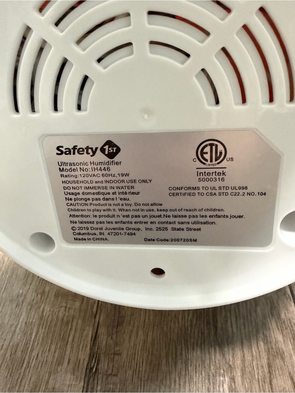Pink Filter Free Cool Mist Humidifier - Picture 8 of 8